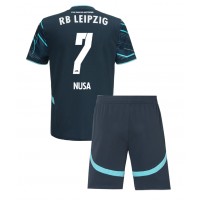 RB Leipzig Antonio Nusa #7 Tredje trøje Børn 2024-25 Kortærmet (+ Korte bukser)